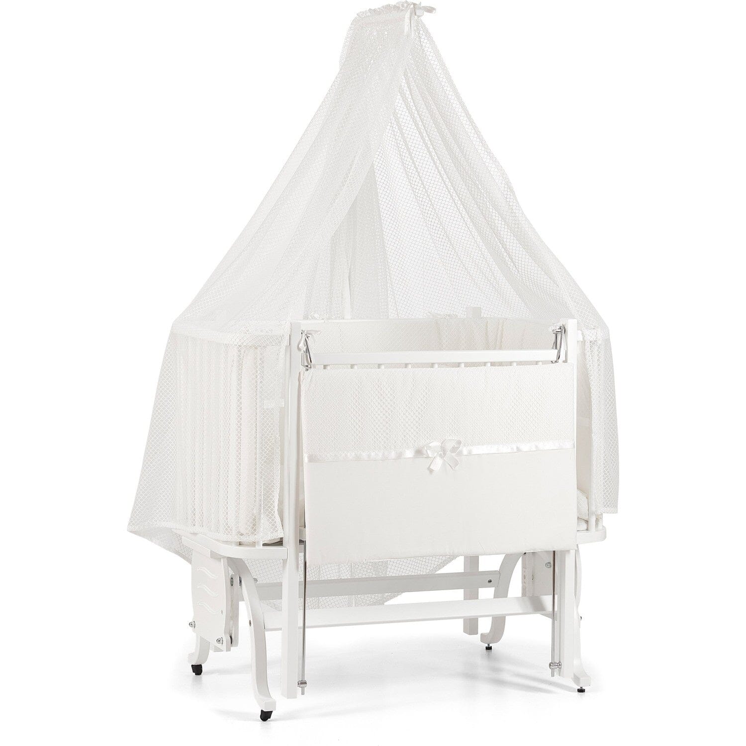 Royal Mood Mum-Side Crib Cream Baby Crib Meltem Smart 