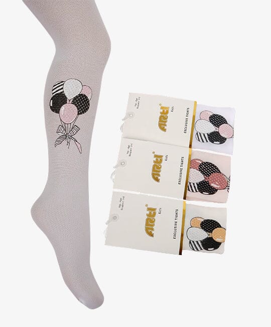 White / Cream / Pink - Balloons Tights General ARTİ