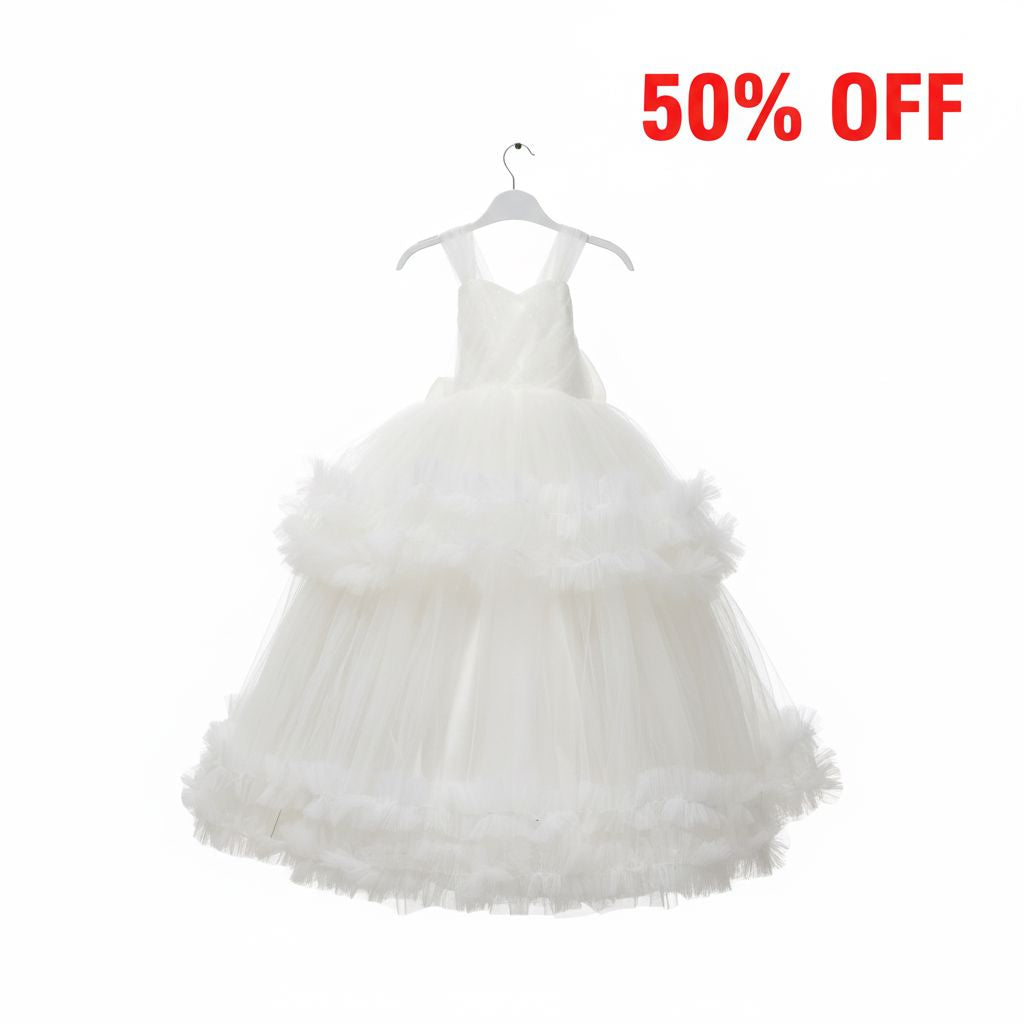 White Bride Maid Party Dress Party Dress Group C Helenakids