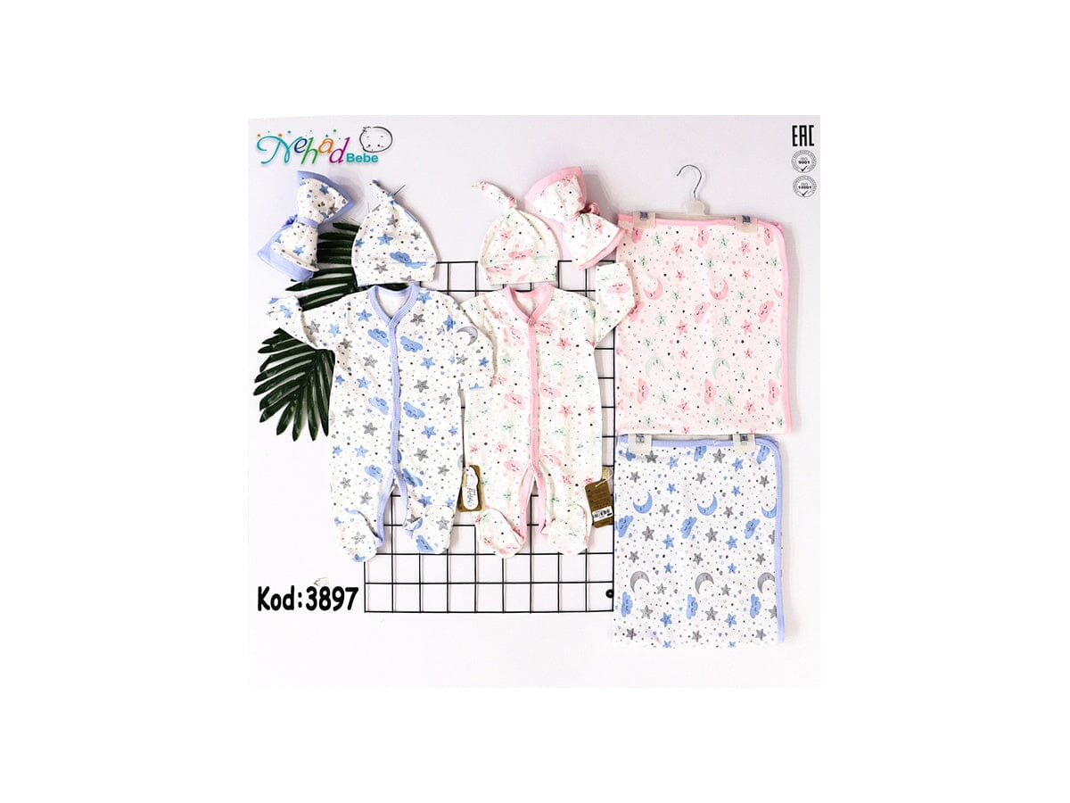 4-Piece Baby Set - Thick Cotton for Fall and Winter General begisa