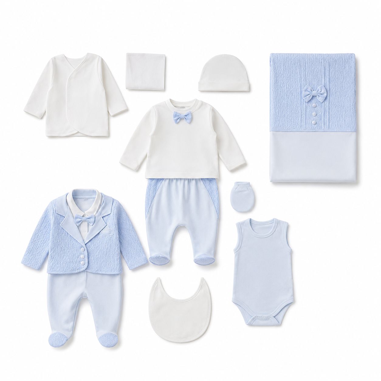 Newborn Baby Boys' Clothing Set-Pugi 10 pcs set boy Pugi