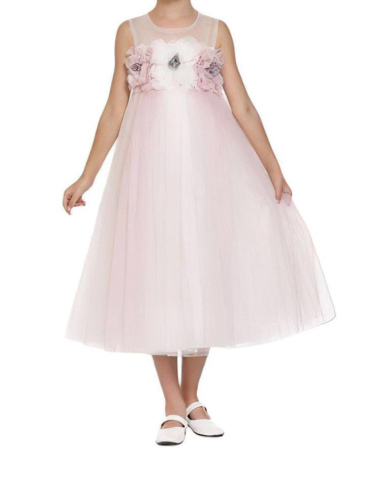 Petal Twirl Tulle Dress Party Dress Pink Girls