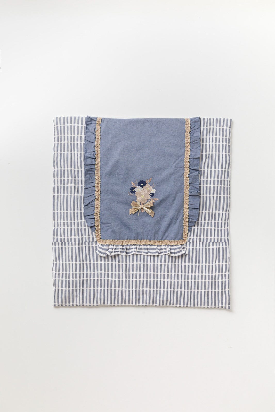 Charming Navy Blue Baby Blanket Blanket Babydola