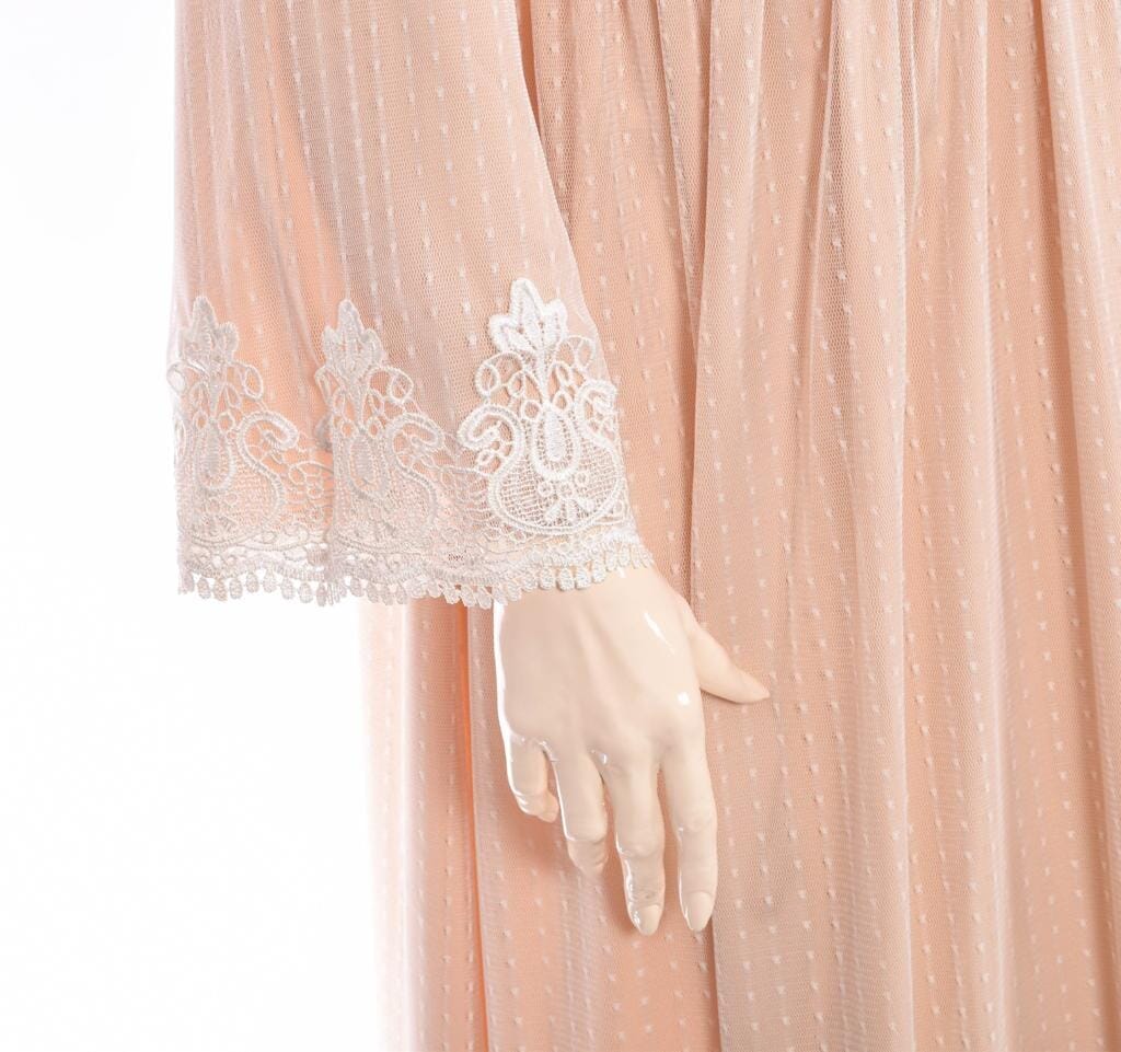 Asila – Reception Wear – Long Nightgown Available in Pink, Beige, and White General Coco Box