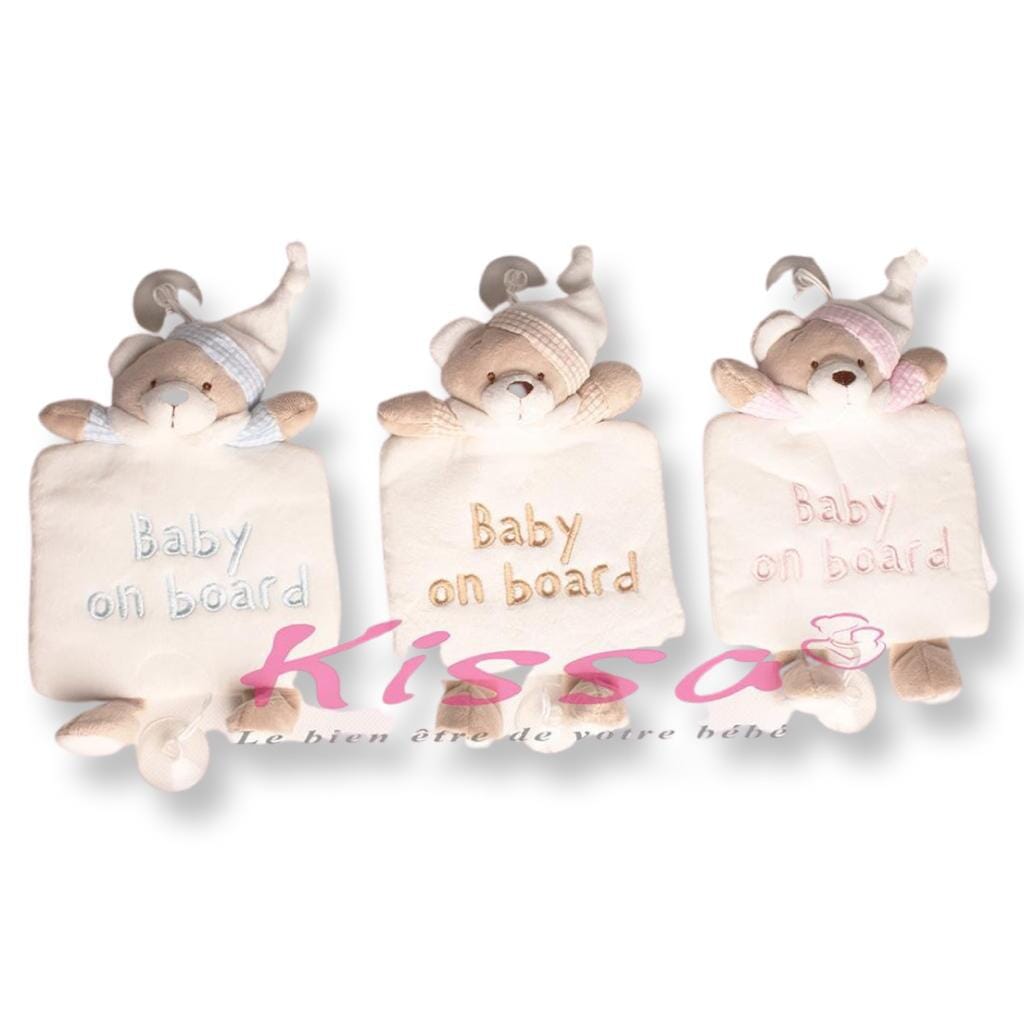 Baby on Board Teddy Bear Suction Toy General Little Gift