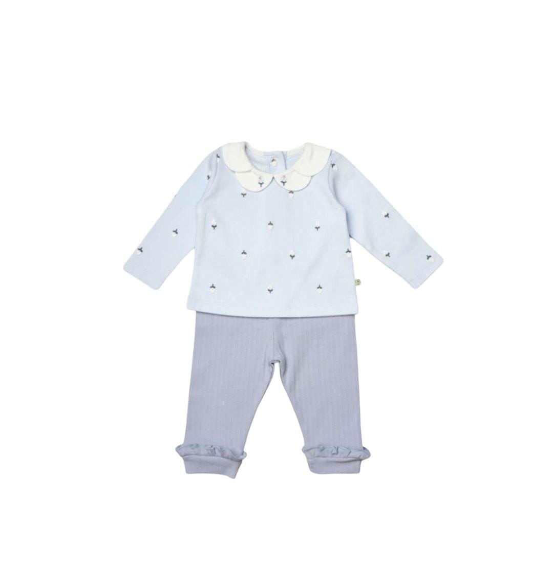 Love Floral Girls Top & Trousers Set 2 pieces Bi Organic