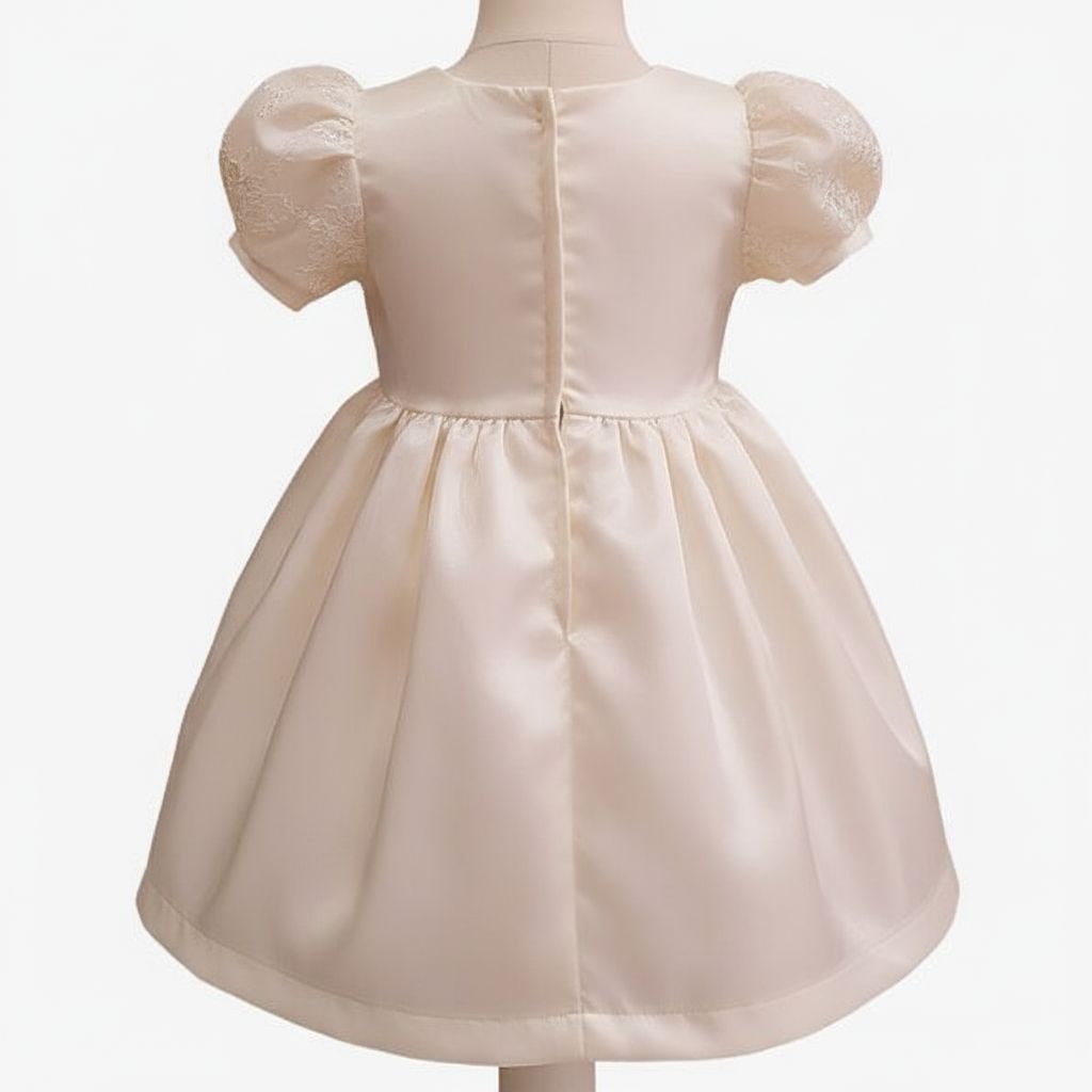 Elegant Ivory Dress for Girls Girls Wear Himms