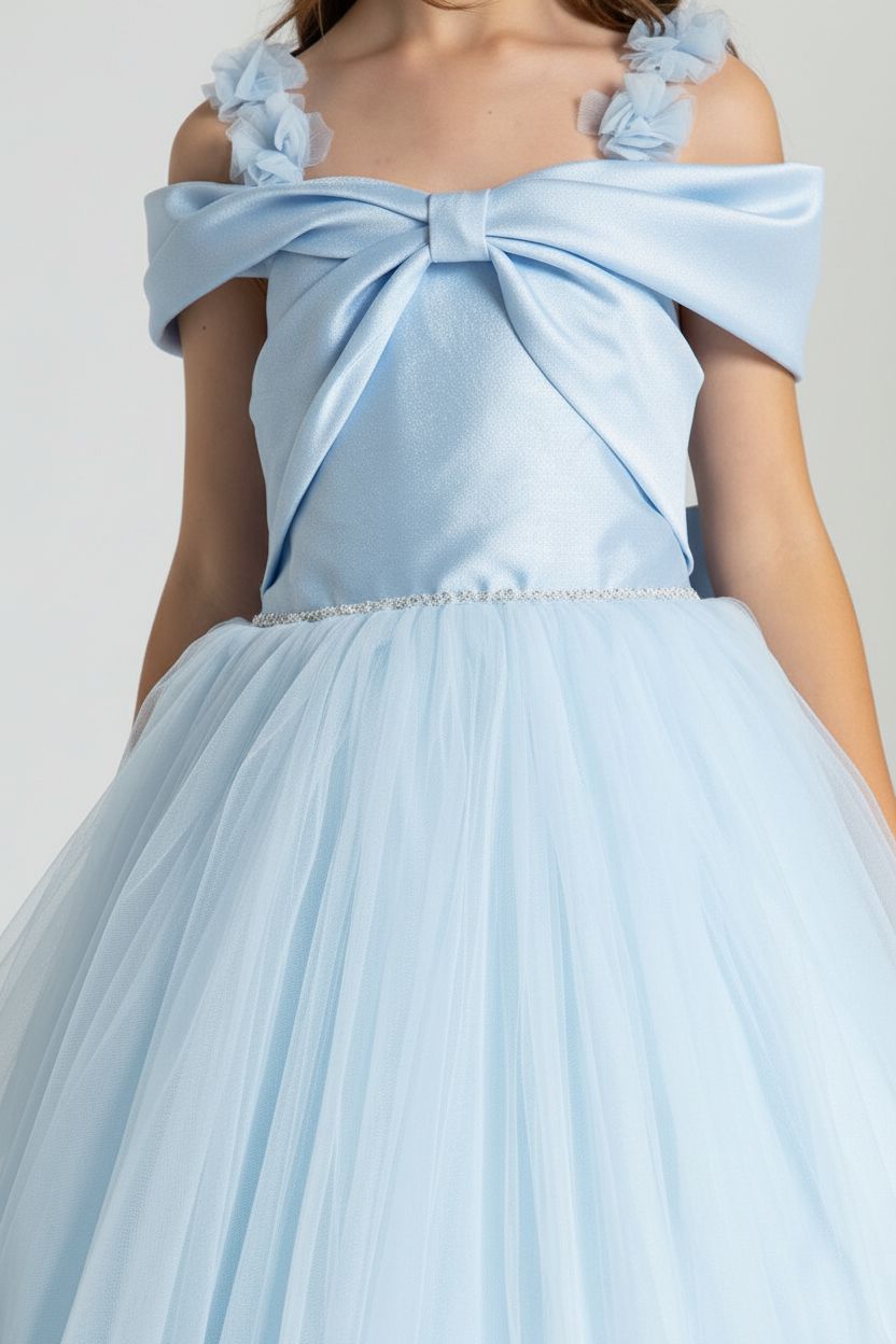 Blue Ballerina Tulle Gown (8-11yrs) Party Dress MISS HELIN'A