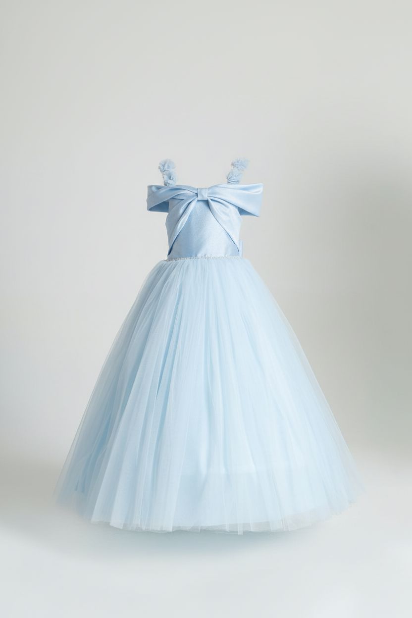 Blue Ballerina Tulle Gown (8-11yrs) Party Dress MISS HELIN'A