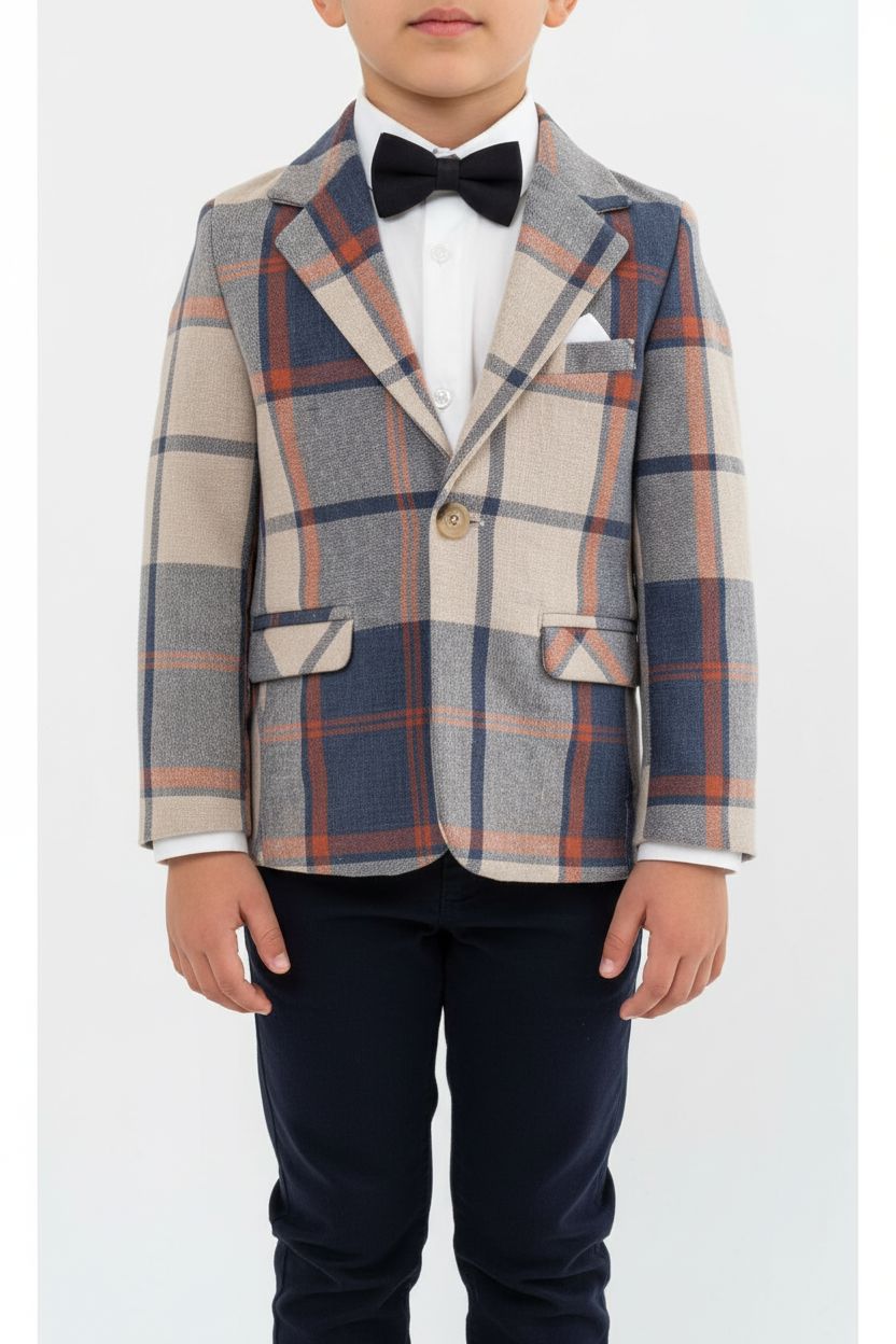 Elegant 3-Piece Children's Outfit – Blazer, Pants, and Shirt concept kids