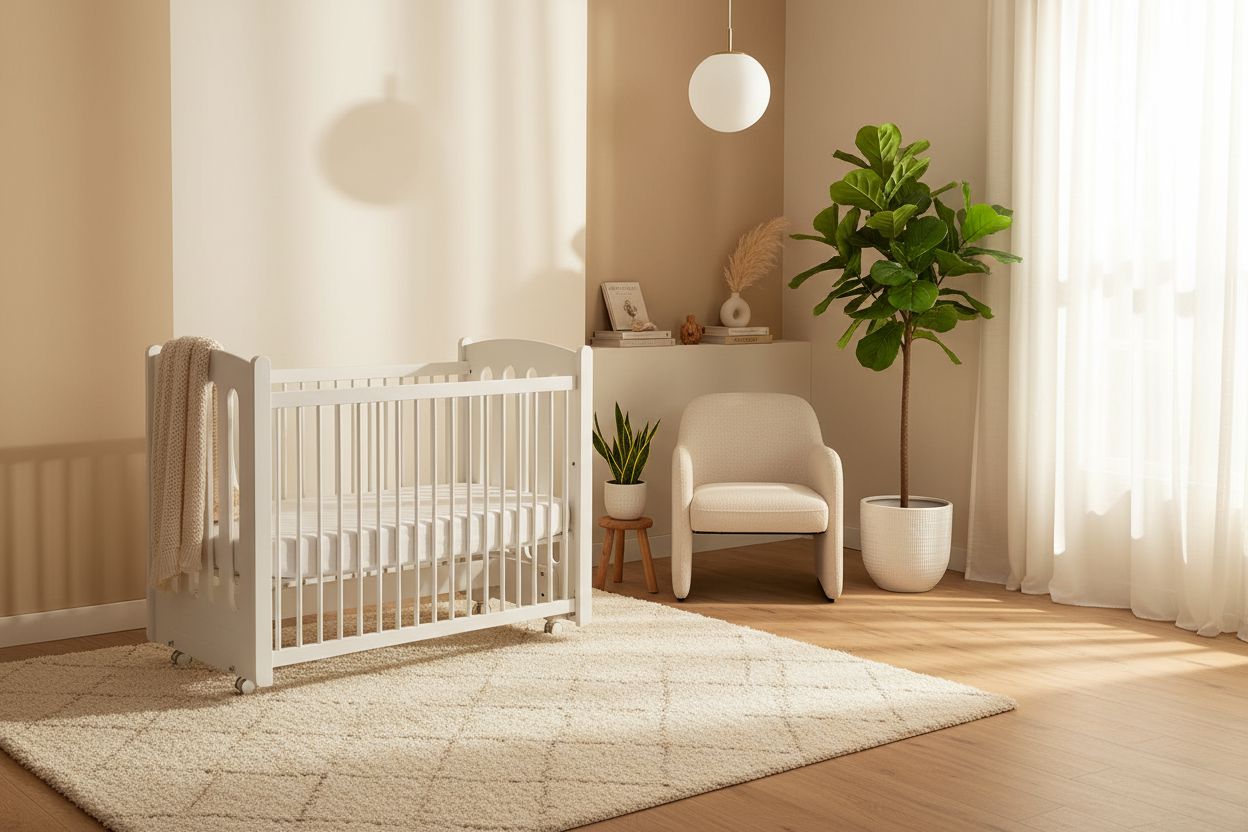 MeltemKids Mia Co-Sleeper Wooden Rocking Cradle 60x120 cm baby crib Meltem Kids