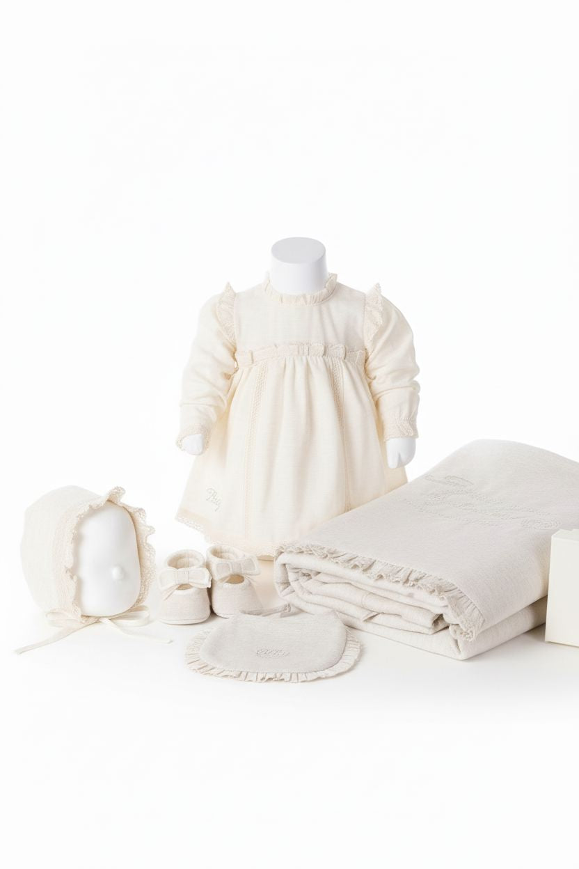 Organic Cotton Baby Girl Gift Set - 10 Piece 10 pieces baby girl greeting set Babydola