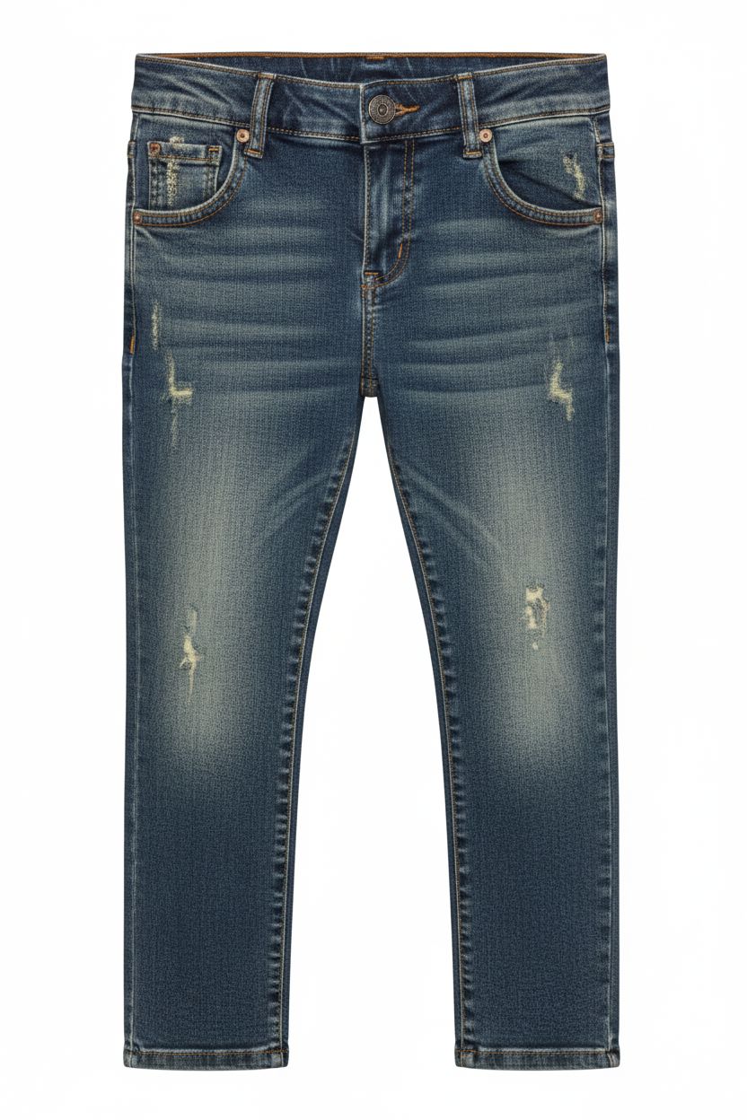 Boys' Denim Hoodie and Jeans Set (1-4 Years) General DOMAKIN