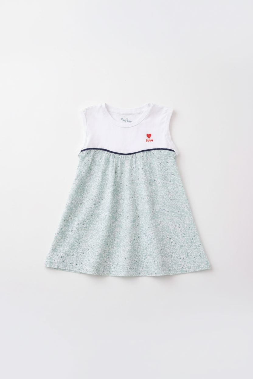 Cotton Colour Block Dress (6Mths-3Yrs) Baby dress FOR MY BABY