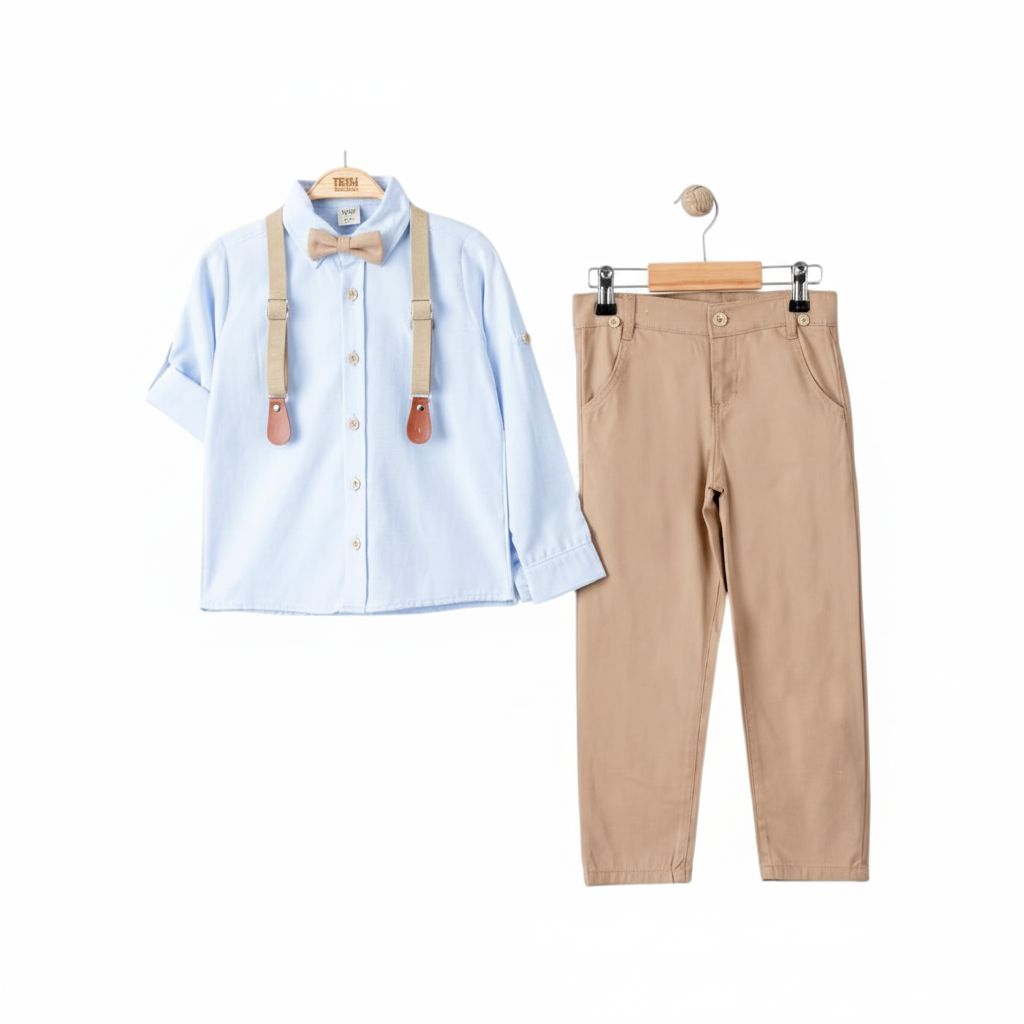 Boys' Gentleman's Set with Bow Tie (2 Piece) Togi