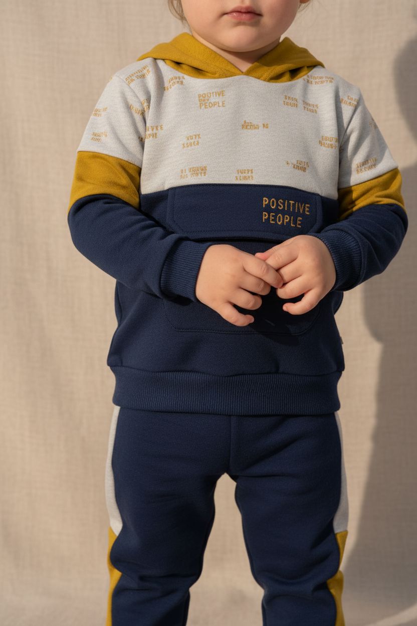 Baby Boy Cotton Pajamas Set | Turkish-Made | Olive & Navy pajama Damla Bebe