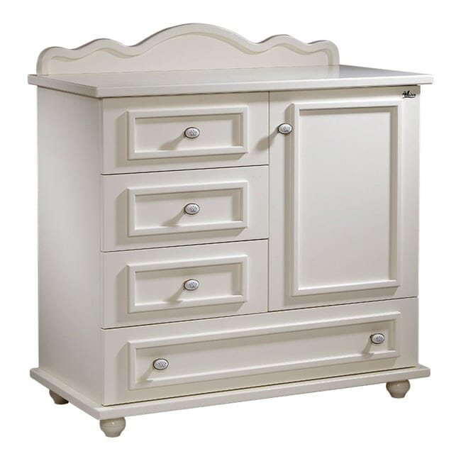 Kral Timeless Cream Baby Dresser with soft-close drawers and elegant design.