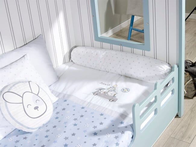 MeltemKids Colors Blue Montessori Sleep Set BEDDINGS Meltem Kids
