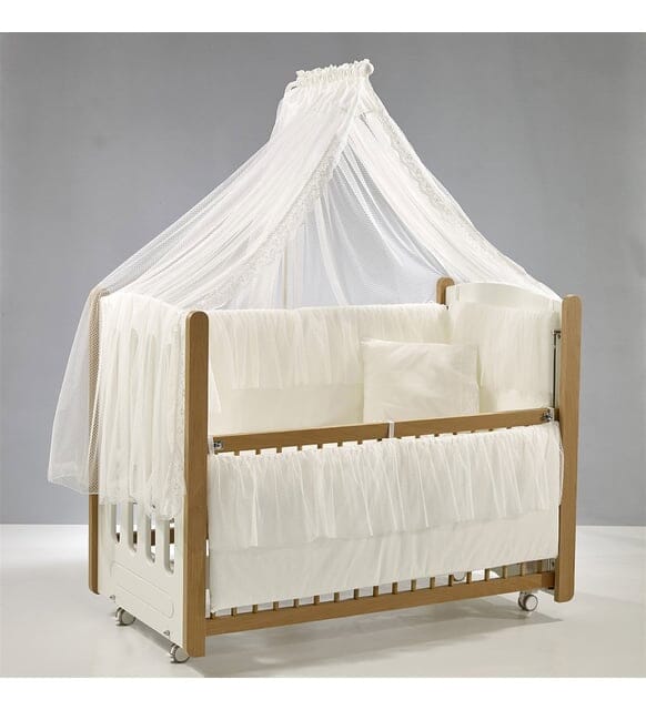 Mia Rocking Crib & Luxurious Bedding Set CRIB Meltem Kids