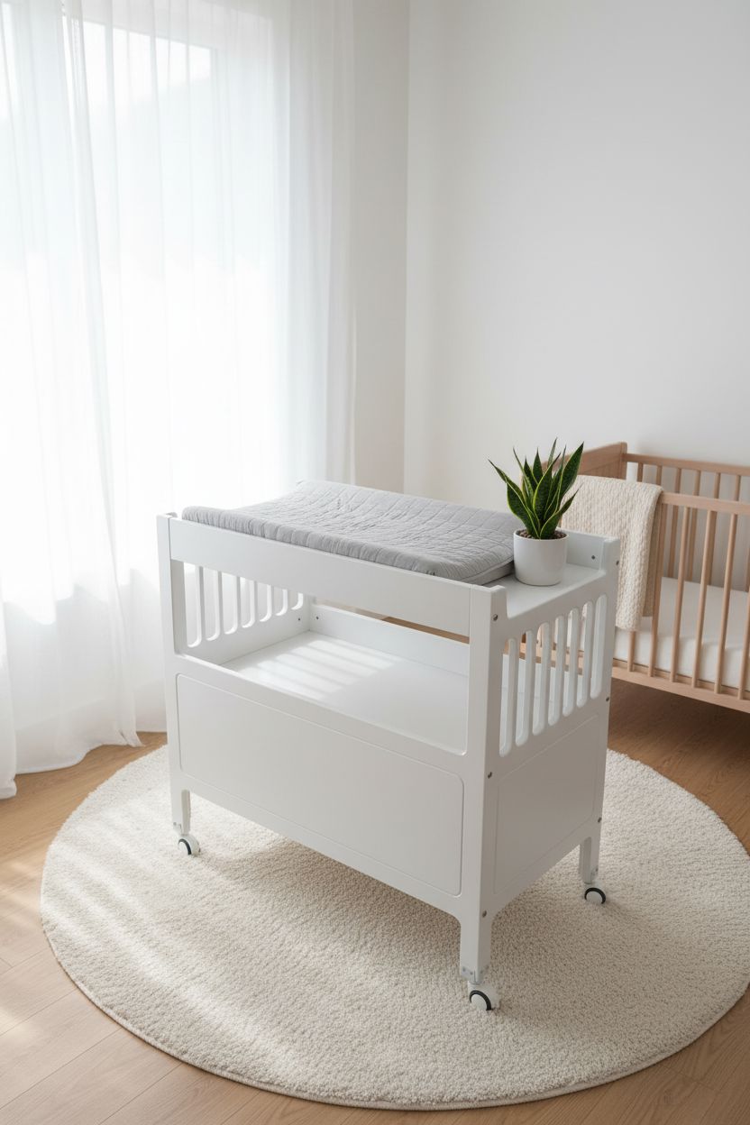 MeltemKids Changing Module - White baby furniture Meltem Kids