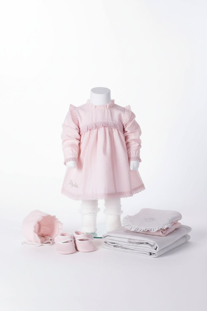Organic Cotton Baby Girl Gift Set - 10 Piece 10 pieces baby girl greeting set Babydola