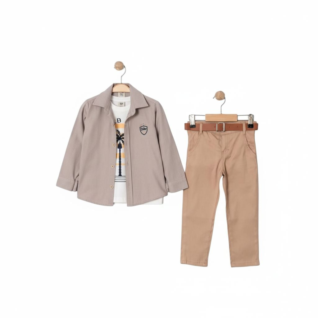 Boys' Smart Casual Outfit Set (3 Piece) boys outfit Togi