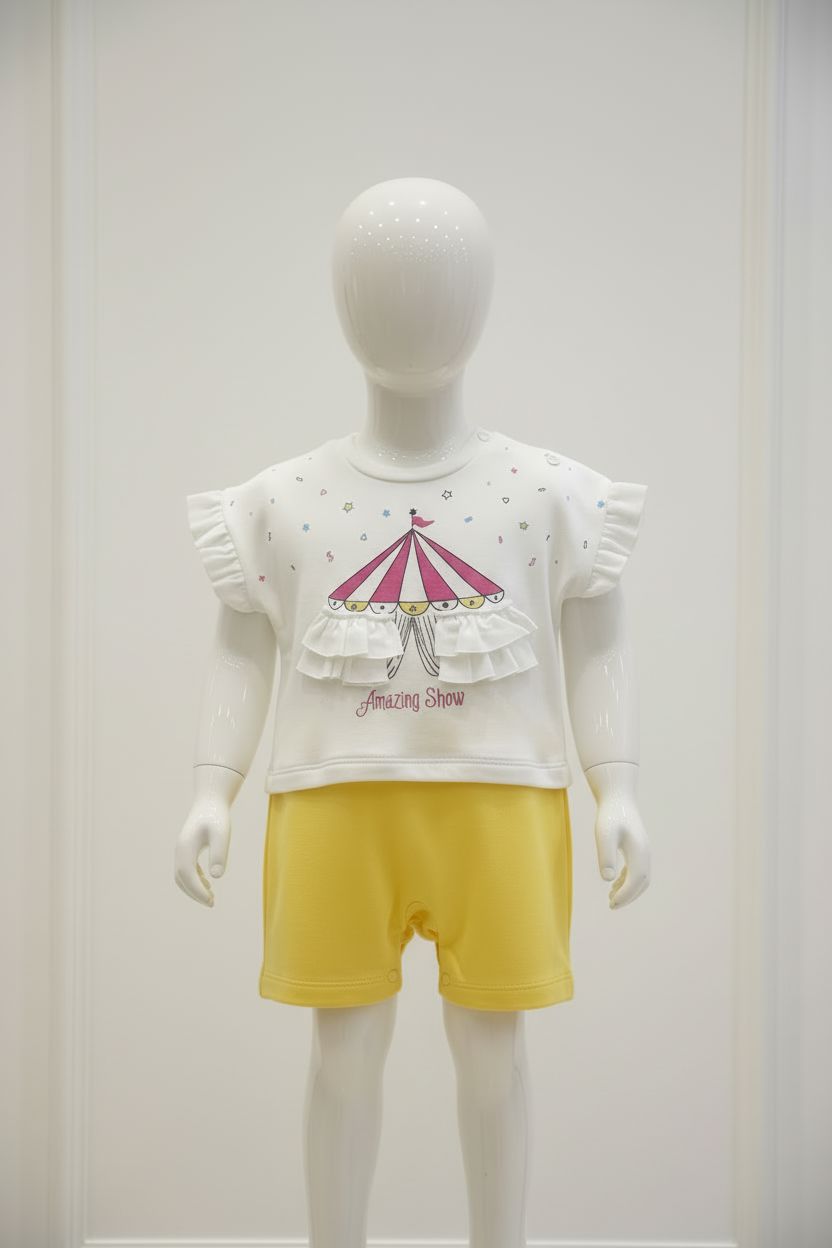Amazing Show Cotton Ruffle Romper Baby Romper Not specified