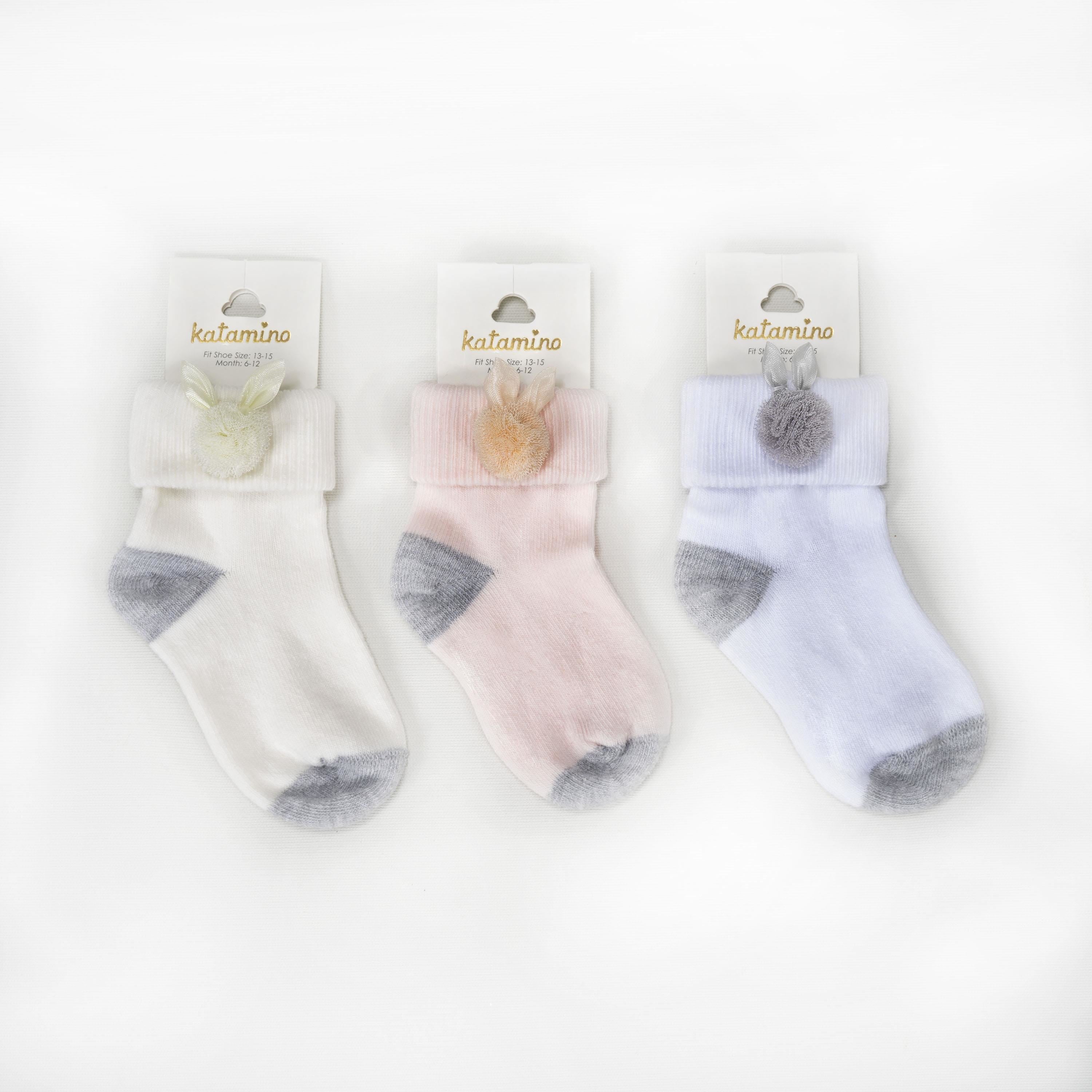 Cute Fluff Baby Girl Socks General KATAMİNO