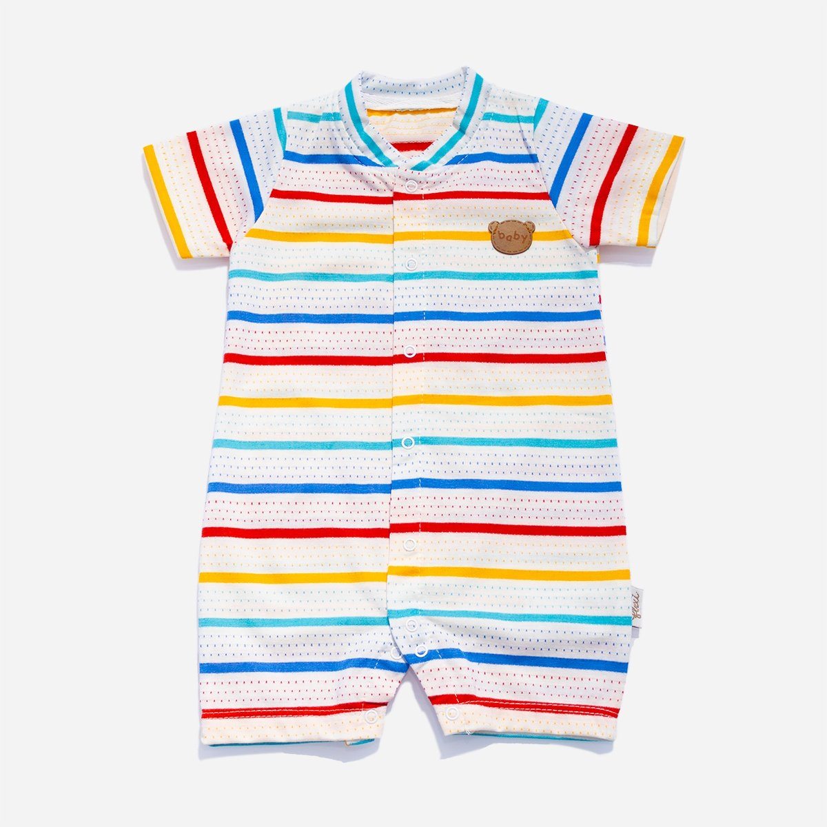Colorful Stripes Baby Rompers General Flexi