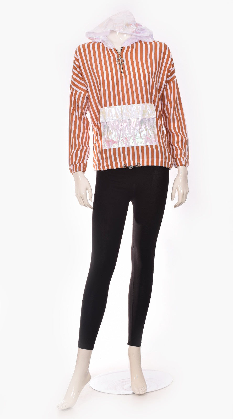 Striped Brown Set Girls Wear PAFIM
