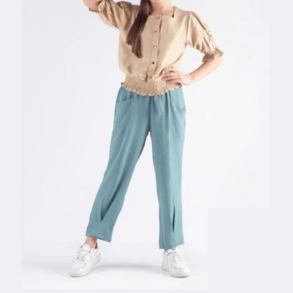 3 Quarter Sleeve Girls Blouse KIDS WEAR PAFIM