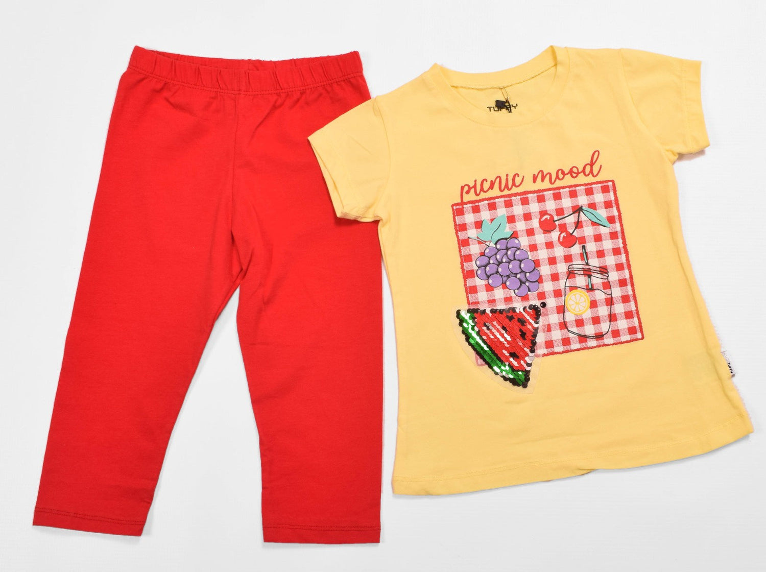 Fruits Pyjama - Yellow Girls Wear TUFFY 