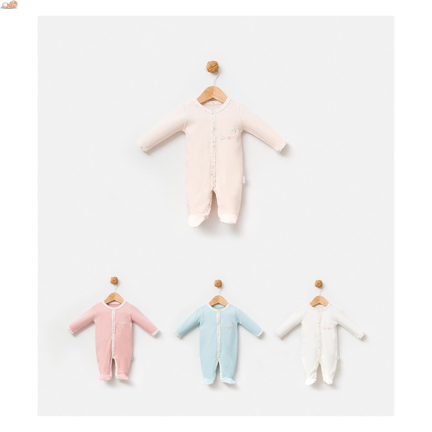 Sleepsuits for Newborns & Premature Infants - 100% Cotton General Babydola 