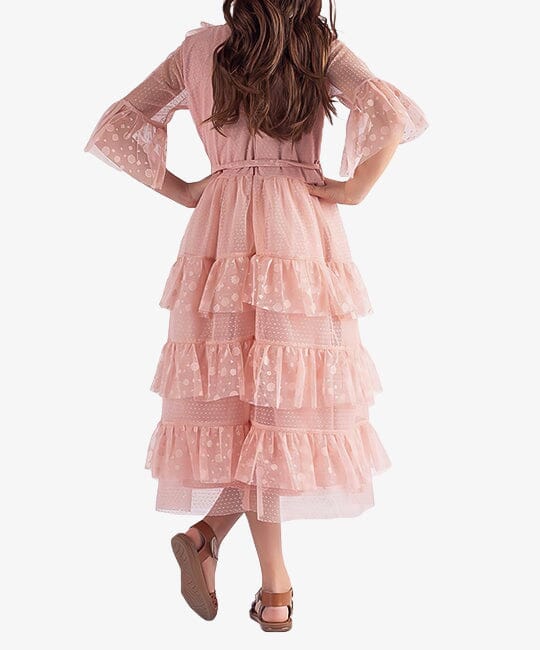 Layered Pink Tulle Dress General PAFIM 