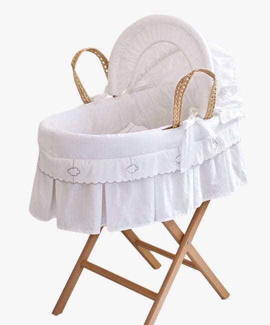 Luna Chic Baby Basket Set-White Baby Basket Funna 
