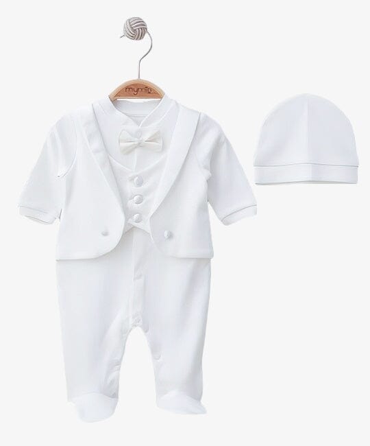 Stylish Baby Boys' Suit Set with Hat - Complete Elegance for Your Child .