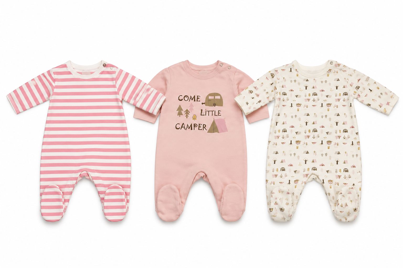 Baby Girl Cotton Romper Set Baby stuff Babydola 