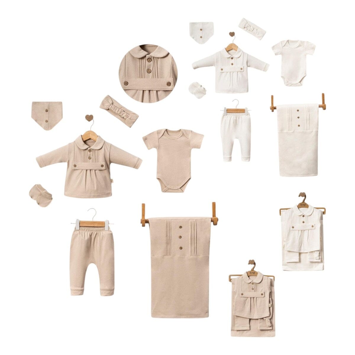 Luxurious Baby Boy 7-Piece Outfit Set 0-3 Months baby gift set Cyzn 