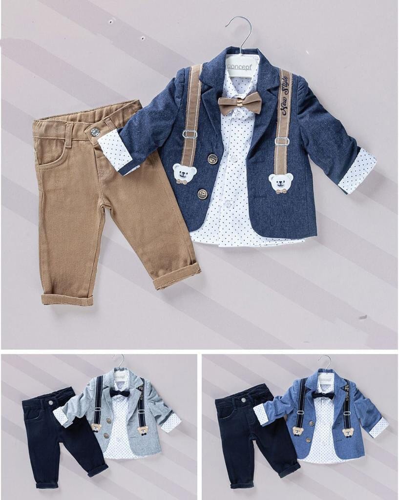 Young Groom Toddlers Suit - Grey Theme concept kids 