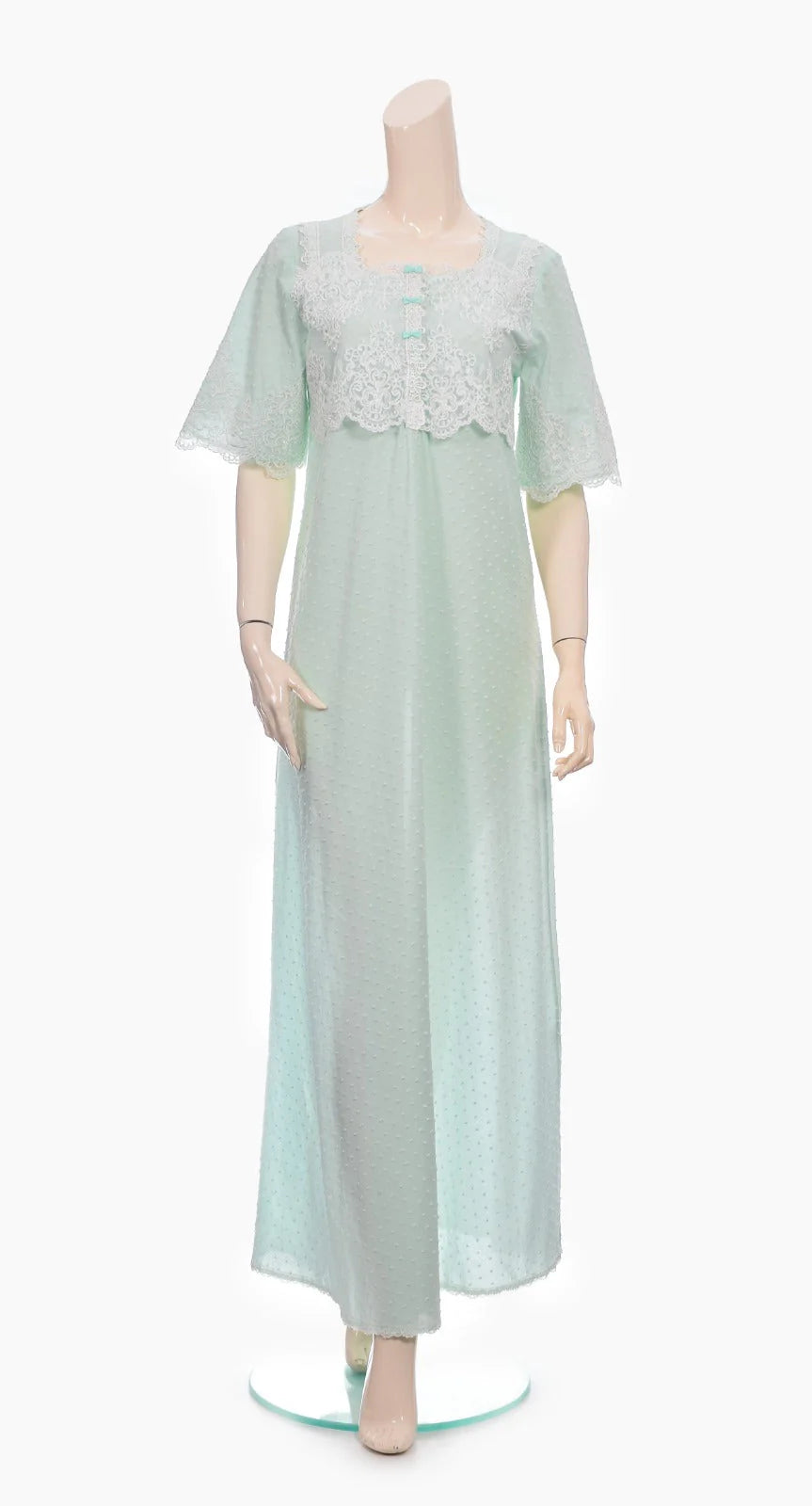 White Dotted Cotton Ladies Garment General Coco Box 