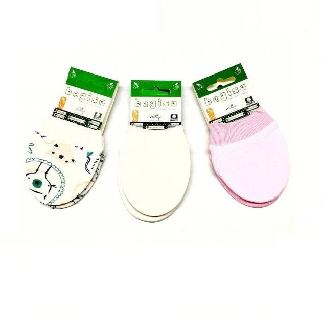 Baby Scratch Mitts - 3 Pack Set (Newborn) General begisa 