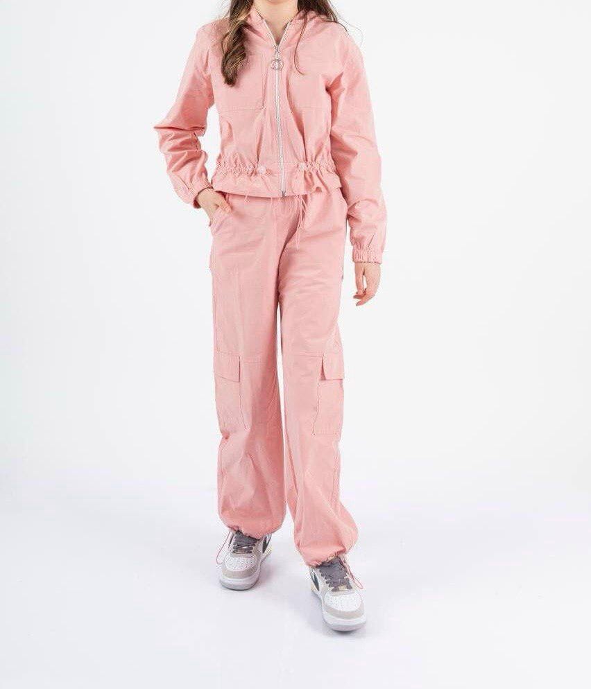 Stylish Hooded Jacket and Pants Set for Girls Casual Set PAFIM 