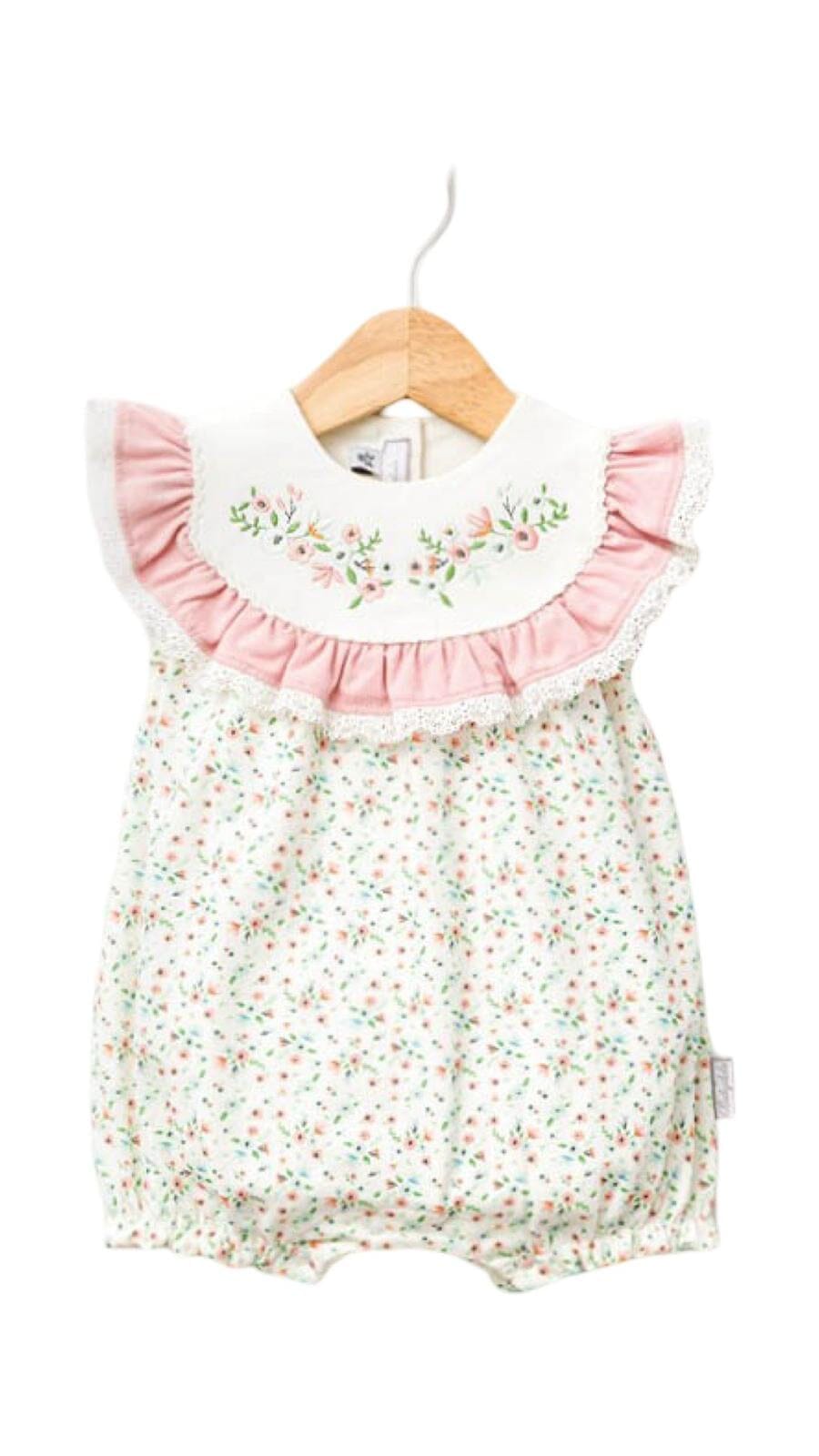Charming Salmon Baby Romper baby outfit Babydola 