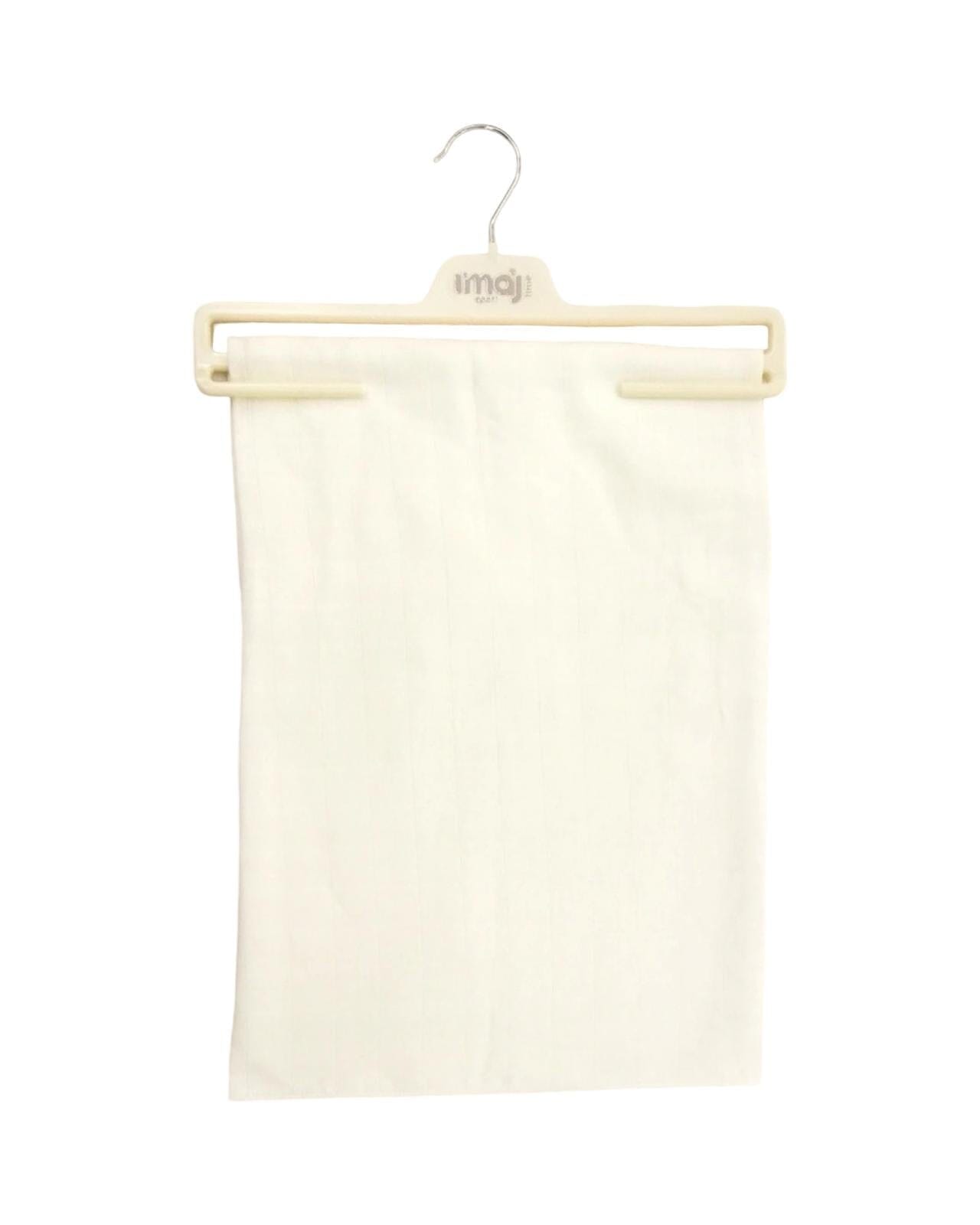 Double-Sided Soft Velvet Baby Blanket,Ecru Color Blanket imaj 