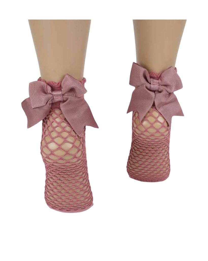 Net Ribbon Socks - Black Socks KATAMİNO 