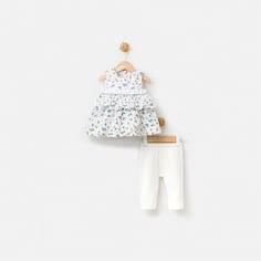 Adorable Baby Girls' Top and Leggings Set (0-2 Years) General Babydola 