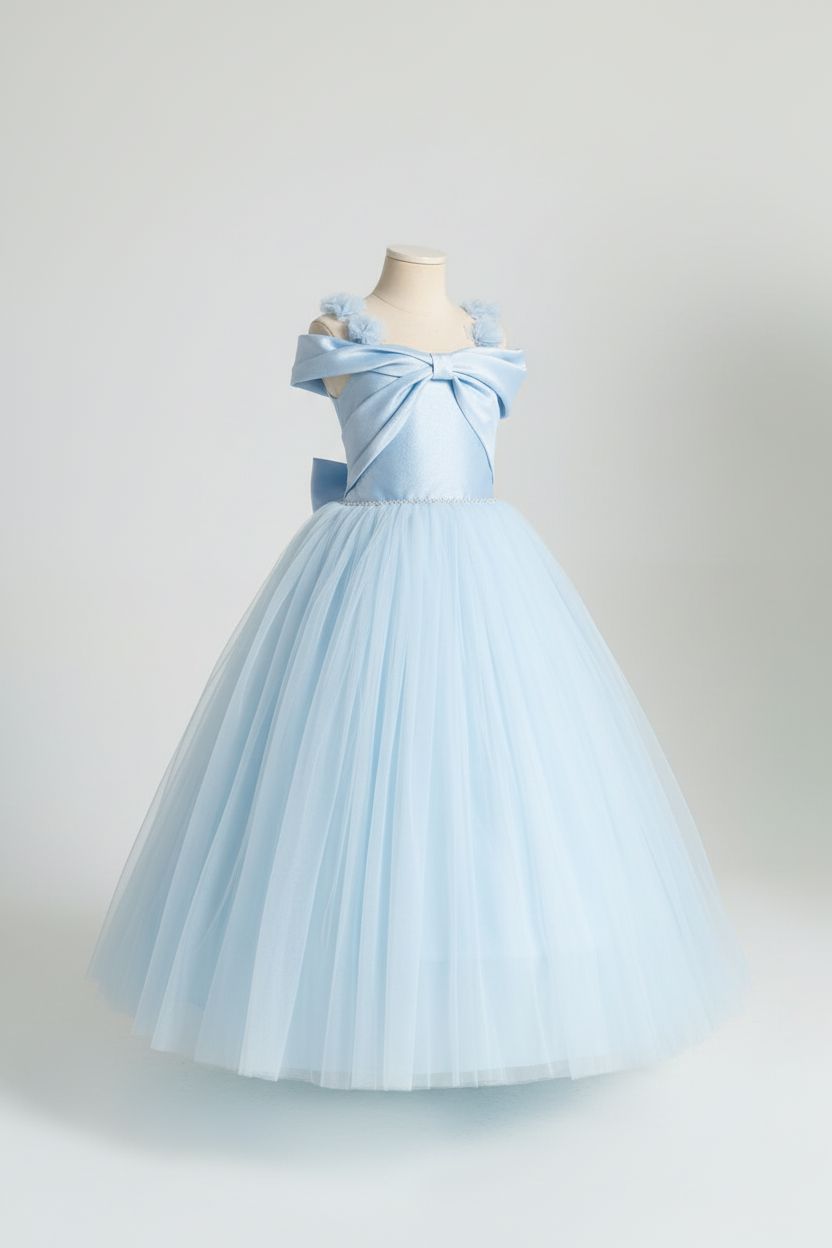 Blue Ballerina Tulle Gown (8-11yrs) Party Dress MISS HELIN'A 