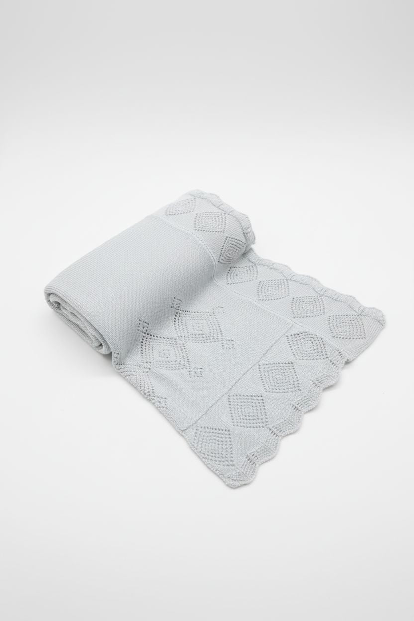 Knitted Baby Blanket Blanket Bistyle 