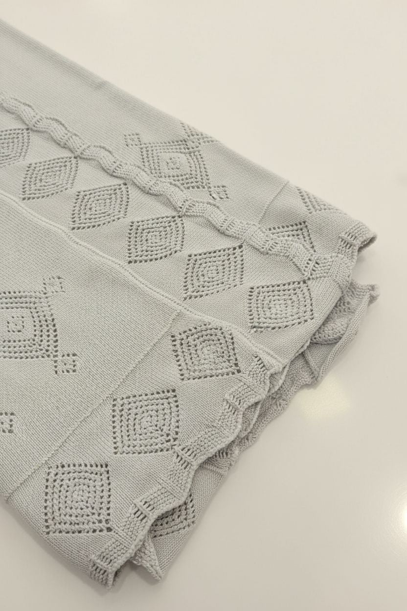 Knitted Baby Blanket Blanket Bistyle 