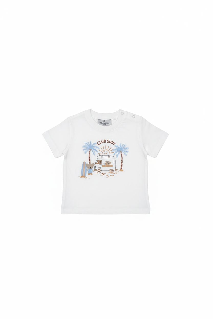 3-Piece Baby Boy Outfit - Surf Graphic Tee & Pants Set baby boy outfit Cocosiss 